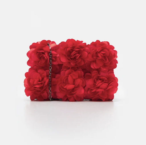 [A1210] Sac fleurs rouge - A1210