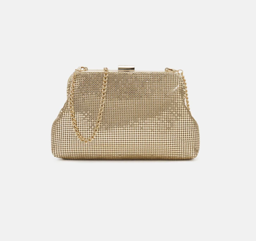 [A1217] Sac métal doré - A1217