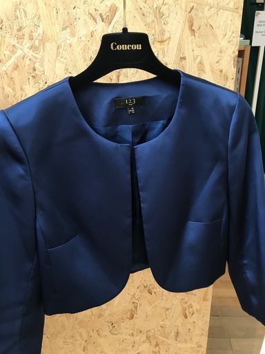 123 - Veste  bleue  - C02214