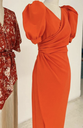 Robe Midi rouge - T46 - C02271