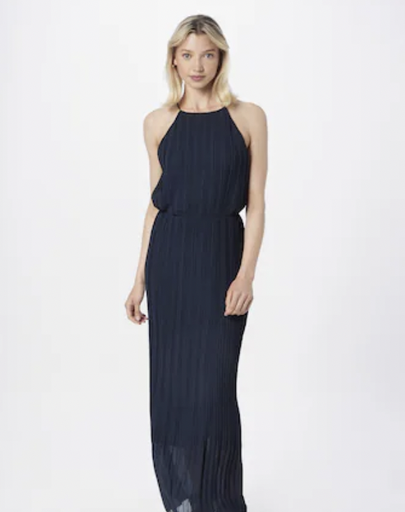 SAMSOE SAMSOE - Robe Midi bleue - T36 - C02281