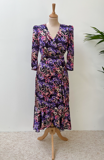 [C02354] PANAMBI - Robe Midi imprimée  - C02354