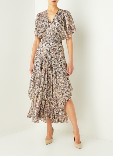 MAJE - Robe Midi imprimée  - C02432