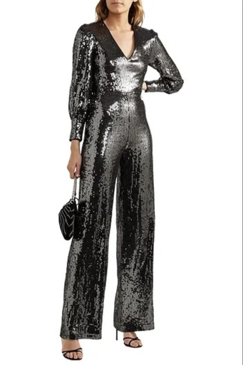 ALICE + OLIVIA - Combinaison longue noire  - C02531
