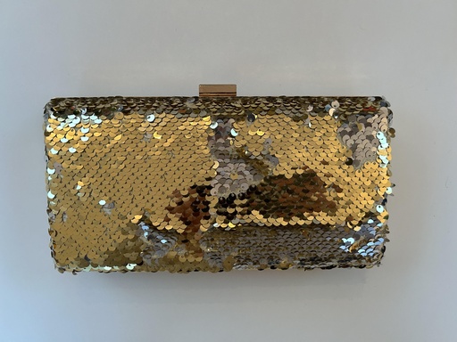 [A1255] Sac doré argenté - A1255