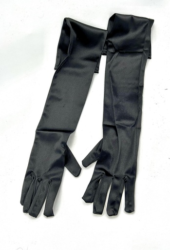 [A1275] Années 20 - Longs gants noirs - A1275
