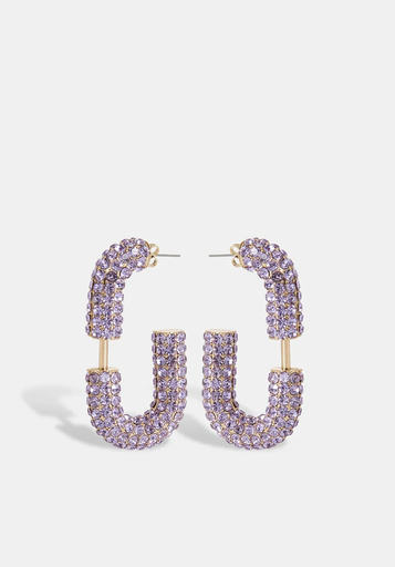 [A1291] LOC - ESSENTIEL - BO strass mauve - A1291