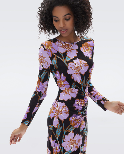 [C03462] DIANE VON FURSTENBERG - Robe Maxi fleurie - T38 - C03462