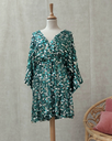 Robe Mini verte sequins - T38 - C02591