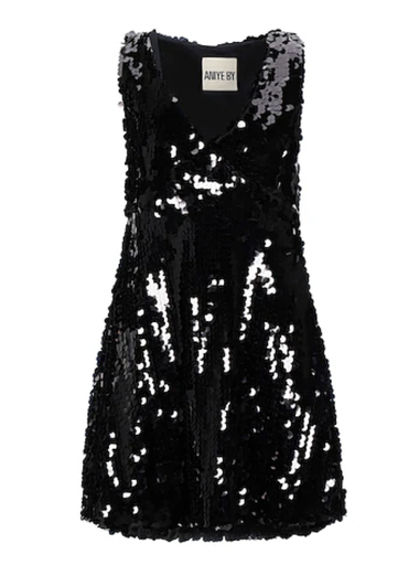 [C02595] ANIYE BY - Robe Mini noire - T38 - C02595