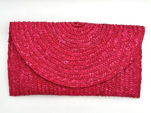 [A1347] Sac rouge effet osier- A1347