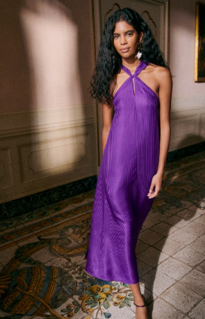 Sezane - Robe Midi mauve - T36 - C03606