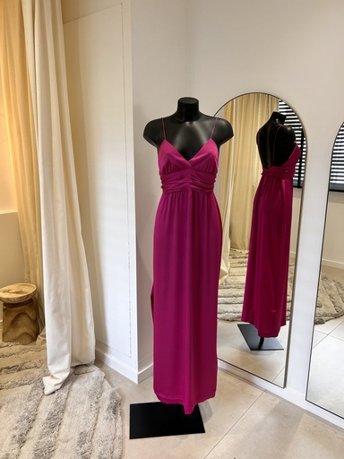 [1006] BA&SH - Robe Rixelle (rose) - 1006