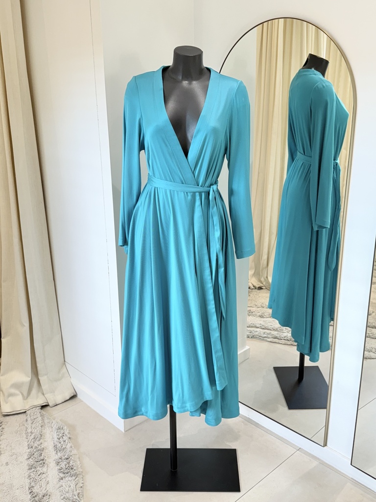 CULT GAIA Nava Dress Bleu porte-feuille NAVA DUSTE - 1017