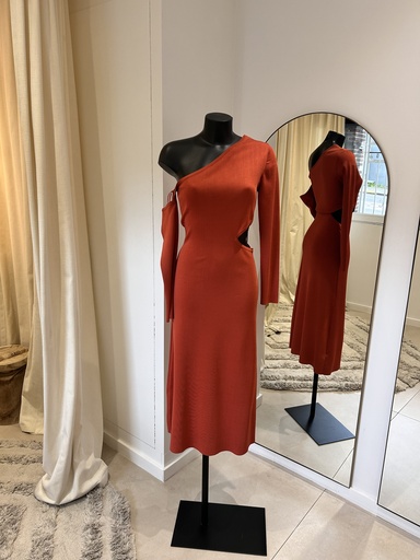 [1019] CULT GAIA Zora Knit dress terracota - 1019
