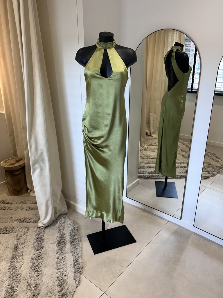 FOR LOVE AND LEMONS PIA Maxi dress robe pistache - 1043