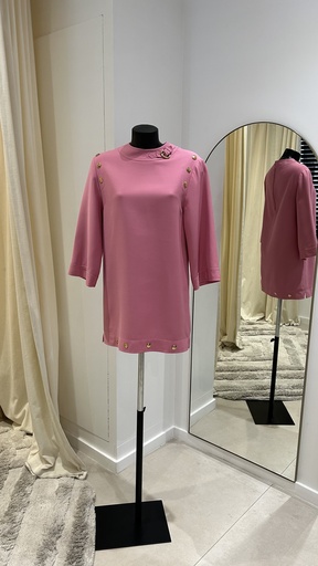 [1062] GUCCI Robe rose/Gold - 1062