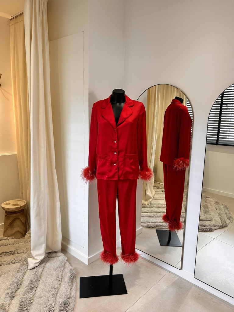 NADINE MERABI Pyjama Rouge - 1142
