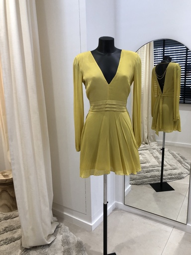 [1158] PATRIZIA PEPE Abito Golden Yellow - 1158