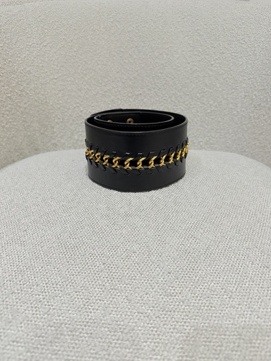[1310] Ceinture BCBG Gold et noire - 1310
