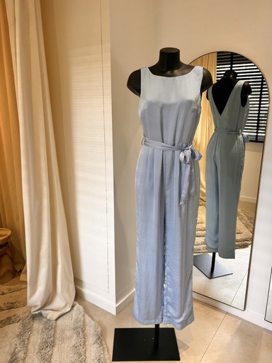 [1315] SE-EM Combinaison bleue soie - 1315