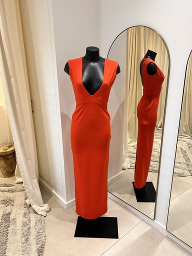 [1323] SOLACE LONDON Robe Barbara Rouge - 1323