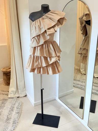 [1408] H&M robe beige - Collection Milky - 1408