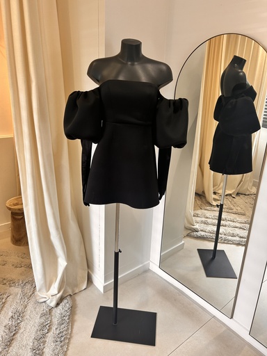 [1430] ASOS Robe noire avec gants - Collection Milky - 1430