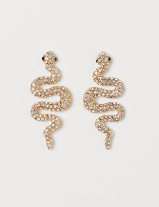 [A1412]  BO - Serpent Strass -  A1412