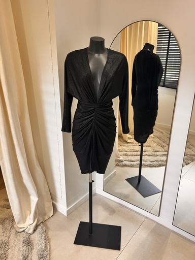 IRO Robe noire Salomé - 1522