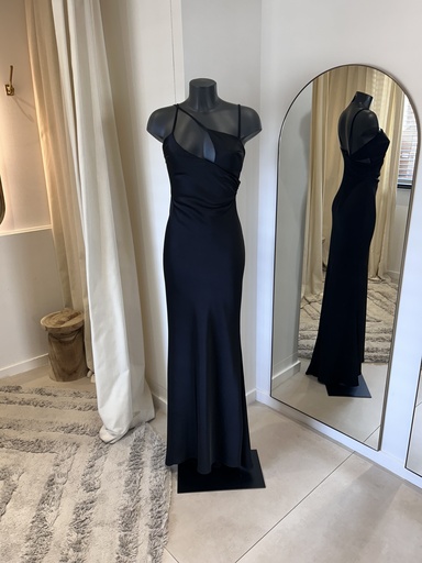 The Attico - Robe Noir Cut - Collection Milky - 1409