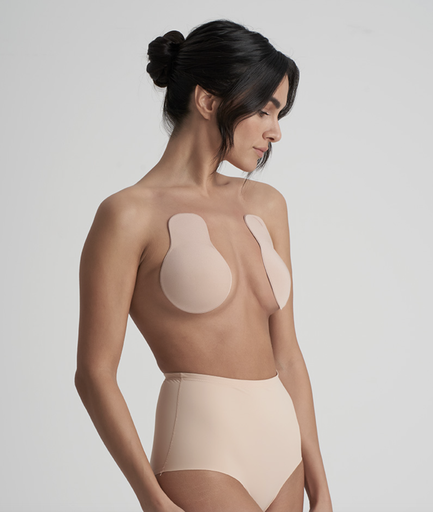 BYE BRA - Adhésifs Pads – Beige & Cache-tétons Pull-Ups - (XL)