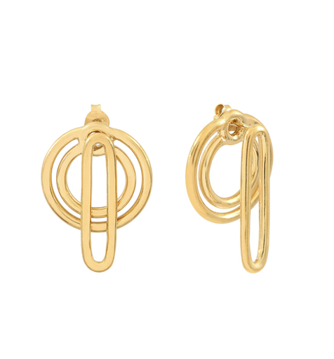 Aurore Havenne - Boucles d'oreille Séléné Vermeil