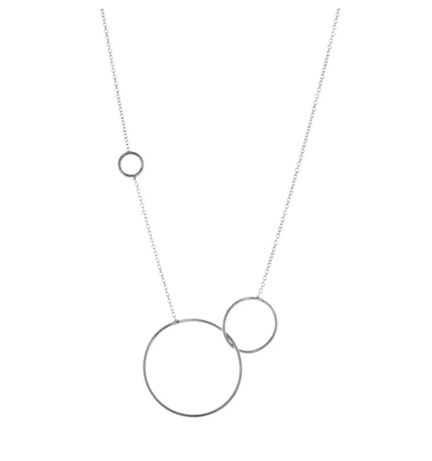 Aurore Havenne - Collier Trinity Argent 