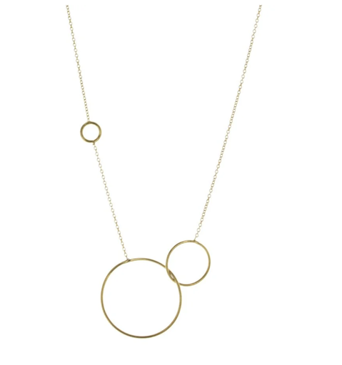 Aurore Havenne - Collier Trinity Vermeil
