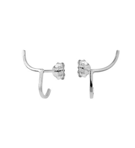 Aurore Havenne - Boucles d'oreille Rhea Silver