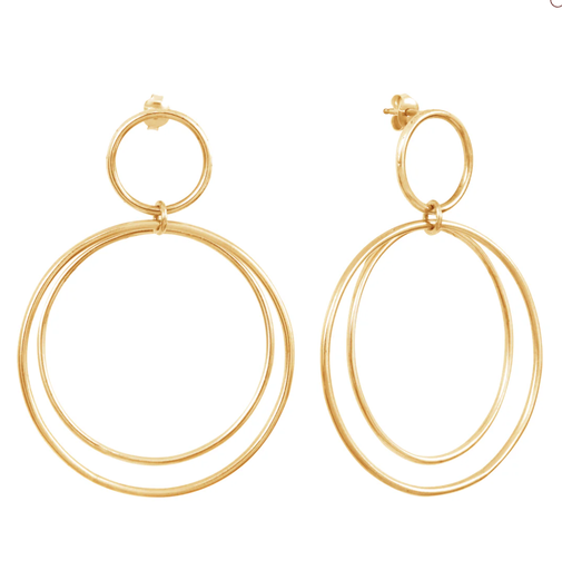 Aurore Havenne - Boucles d'oreille Calista Vermeil 