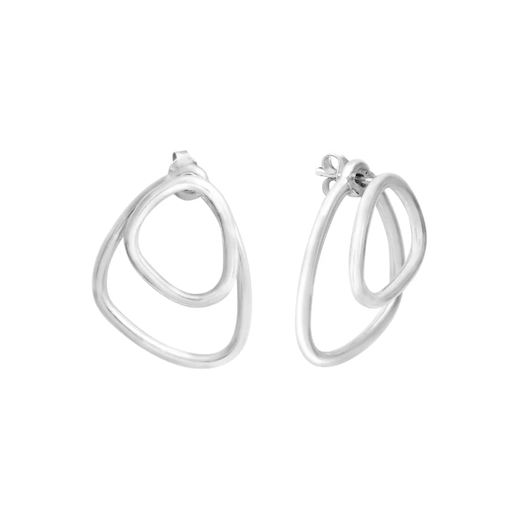 Aurore Havenne - Boucles d'oreille Héméra Silver 