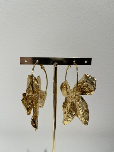 BO -  créole fleurs gold - Collection PAL   