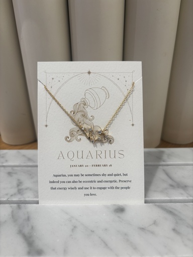 Collier Verseau -  Signe Astro - Collection PAL  