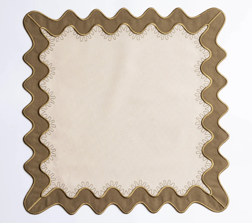 Set de table - beige & green