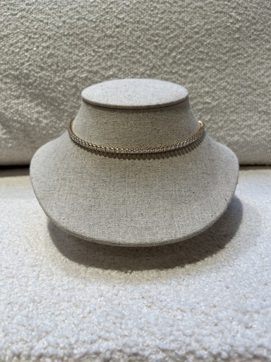  Collier tennis à strass blanc  - Collection PAL     