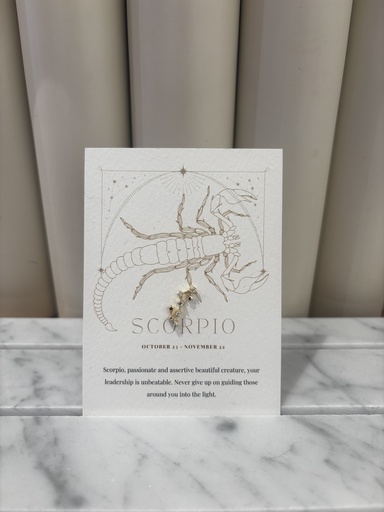 BO -  Signe Astro - Scorpion - Collection PAL     