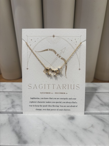 Collier Sagittaire -  Signe Astro - Collection PAL           