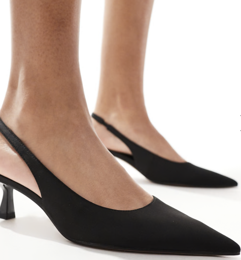 Talons escarpins noirs (petit talon) - taille 38 - T35