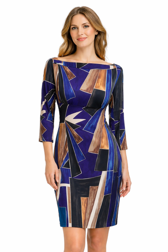 DVF - Robe bleue - P0027