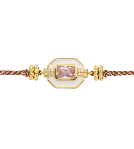 BRACELET WHITE ART DECO- MYA BAY   