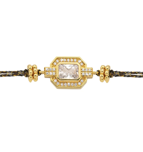 BRACELET GOLD SHINY ART DECO- MYA BAY   