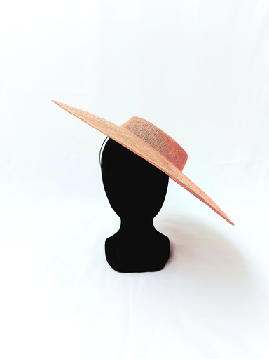 T&O CONCEPT - Chapeau uni vieux rose  - A550