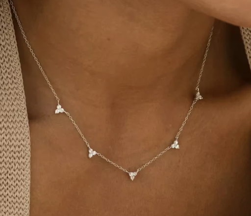  Collier Tréfle silver  - Collection PAL           